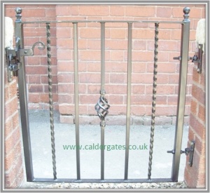 Holme Wrought Iron Metal Garden Gate